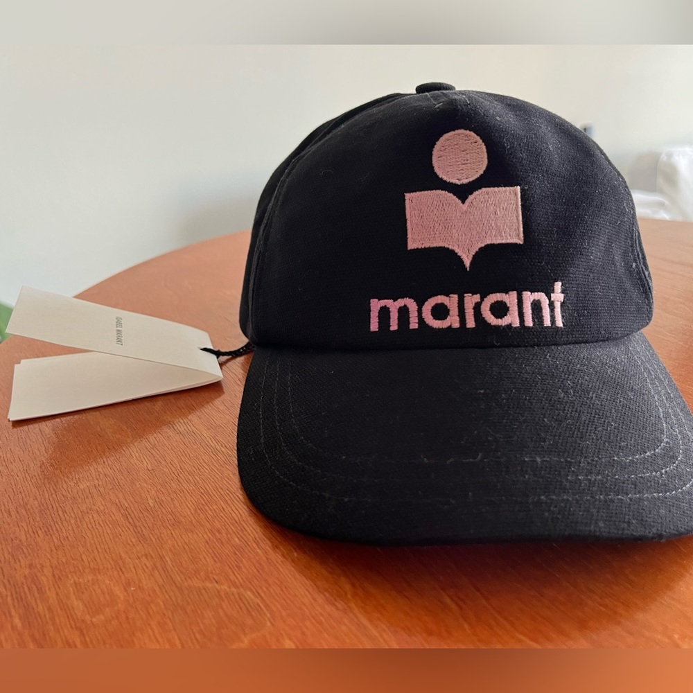 Isabel Marant baseball cap navy and pink NWT Authentic